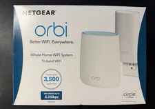 NETGEAR orbi Whole Home WiFi Tri-Band Covers Up To 3500 Sq. Ft. RBK20W