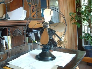 1930'S WAGNER 10" 3SPD OSC.FAN RUNS SUPER QUIET ORIGINAL NICE!!!! ALL ORIGINAL