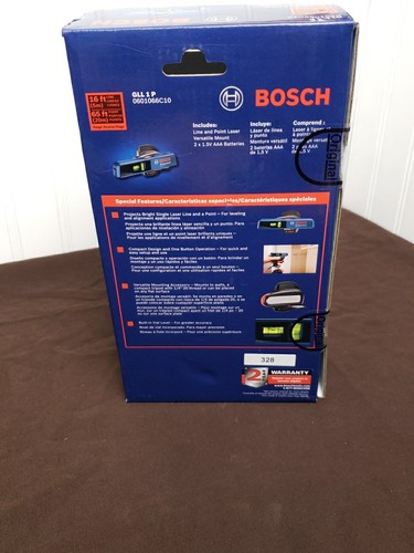 Laser Bosch 16 piedi linea interna e punto GLL1P - Foto 7 di 11