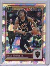 2023-24 Hoops Premium Stock Ice Prizm RC 65 Craig Porter Jr. Cleveland Cavaliers