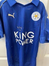 PUMA Leicester City Youth L Size Soccer Vintage Jersey