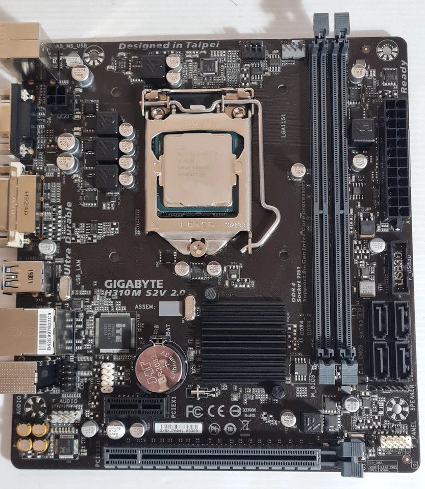 Gigabyte H310M ITX Motherboard, i5-9500 CPU, 256GB SSD 16GB DDR4 Win 11 Pro - Image 4 of 4