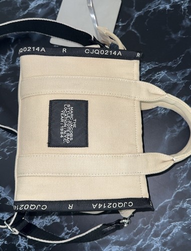 Marc Jacobs The Jacquard Tote Bag Crossbody Canvas Tasche Warm Sand 100% AUTHENTIC - Bild 11 von 14