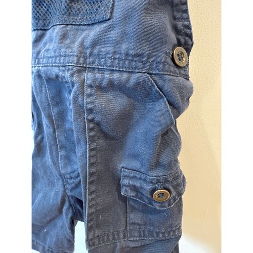 Kinder kurze marineblaue Latzhose Vogel Ente Truthahn Thanksgiving Holliday 3t - Bild 4 von 6