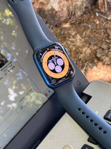 Apple Watch Series 7 45mm GPS Alluminio BLU, perfetto da privato guarda feedback - Foto 7 di 12