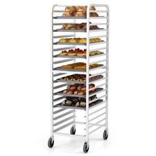 20-tier Bun Pan Speed Rack w/ Lockable Rubber Wheels 3" Spacing Kitchen