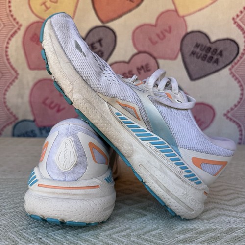 Size 7.5 - Brooks Adrenaline GTS 23 Running Shoes Women’s White Blue 1203811B152 - Picture 10 of 10