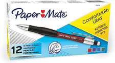 Paper Mate Comfort Mate Ultra Mechanical Pencils, 0.7Mm, HB #2, Assorted Colors,