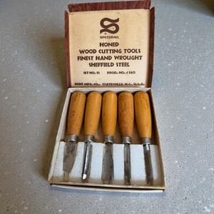 Speedball Honed Wood Cutting Tools Set No. 15 Prod. No. 4140 Model