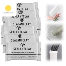 6 Pack Waterproof Sealant Mastic Air Conditioning Duct Seal White Moldable Putt