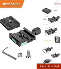 50mm Quick Release Plate Clamp Adapter for Arca Swiss DSLR Camera Tripod