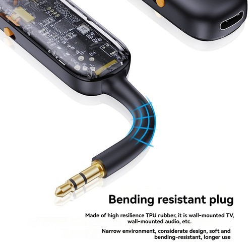 Bluetooth 5.3 Audio-Empfänger/Sender AUX mit Mikrofon Stereo-Musik-Drahtlos3163 - Bild 7 von 10