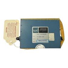 WJ 6210-320 RF Amplifier AGC 50-500Mhz SMA Gain 58db Po 8dbm 15v 2ma
