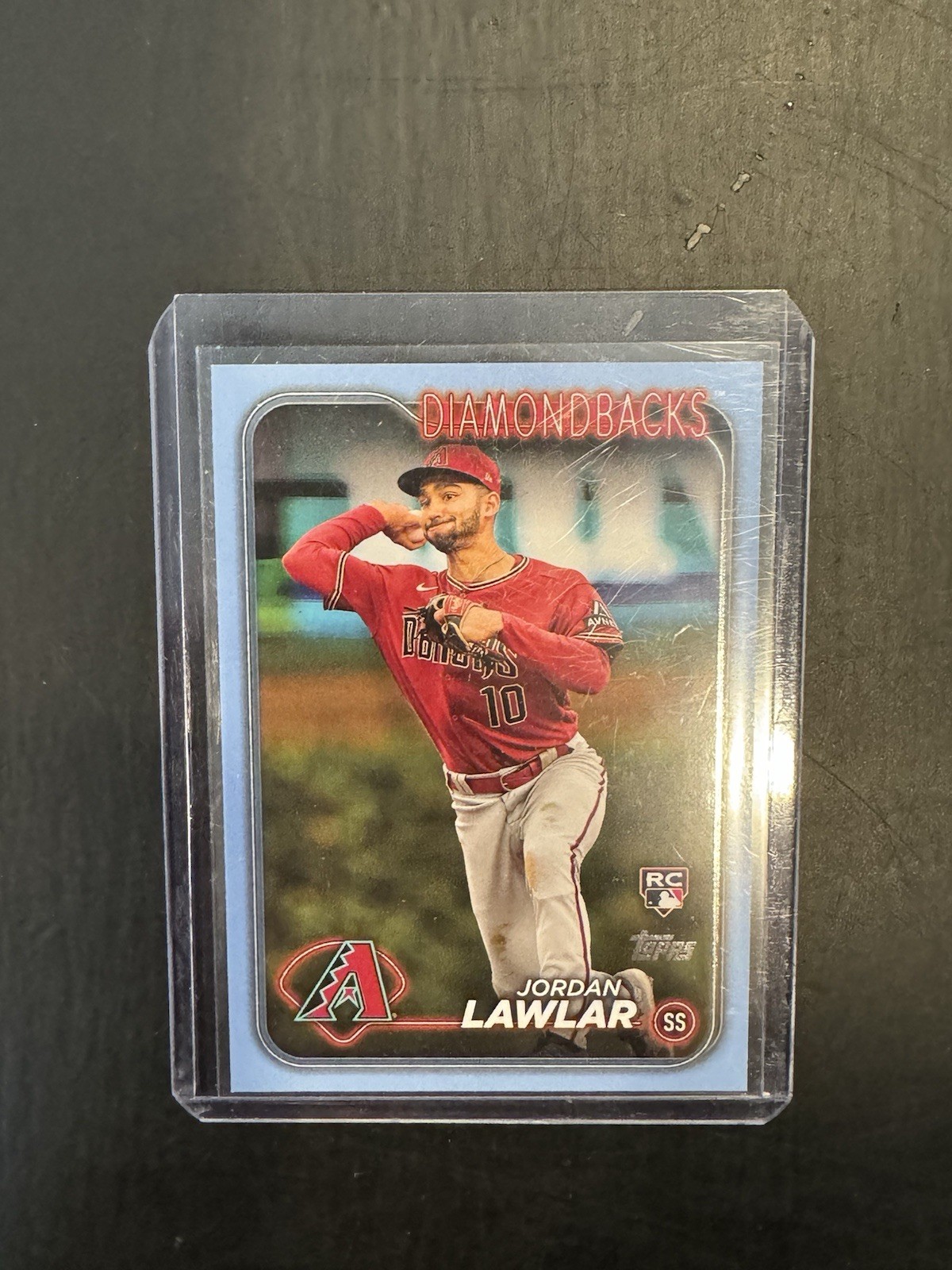 2024 Topps Series 2 Father's Day Powder Blue 18/50 Jordan Lawlar #451 Rookie RC