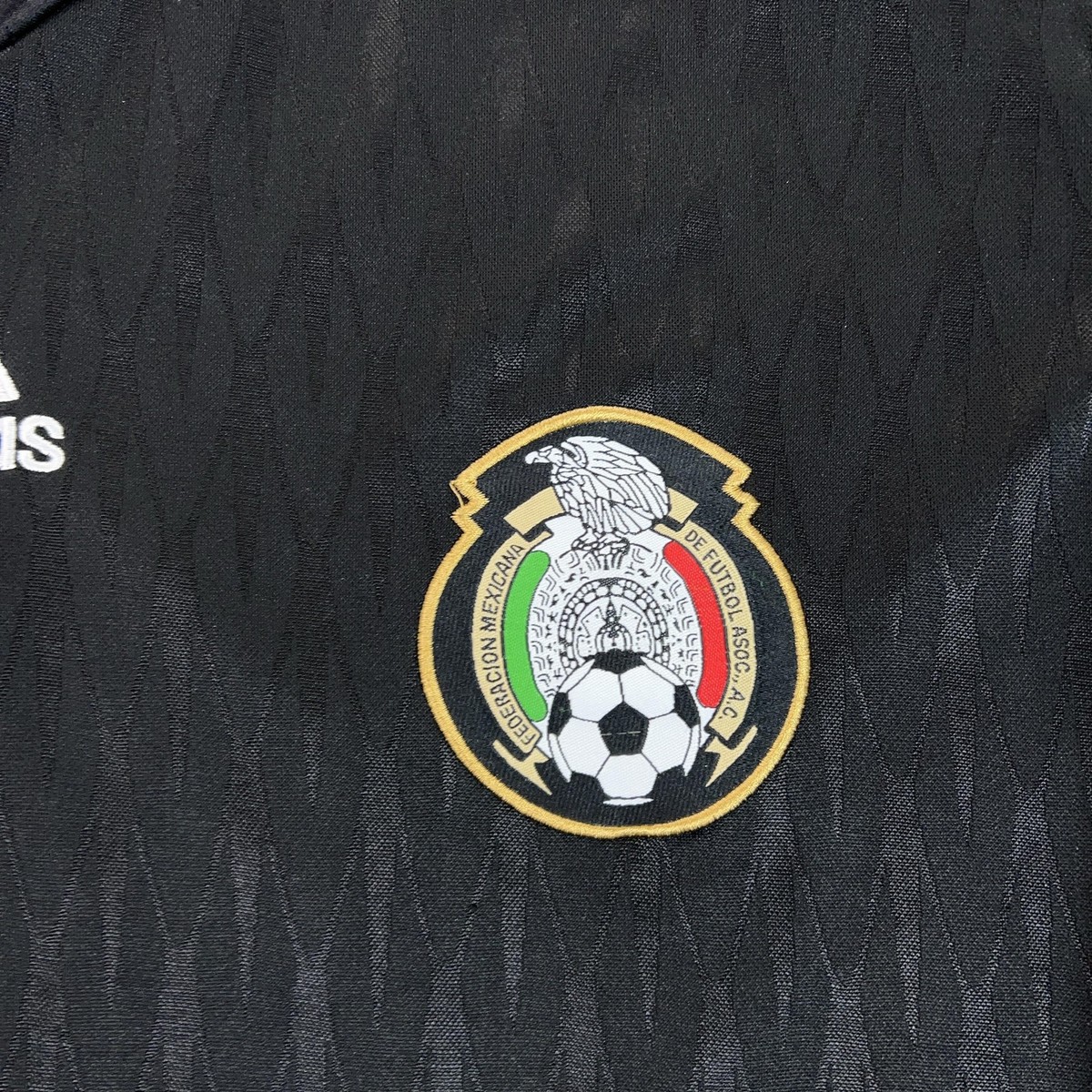 Mexico Soccer Jersey Mens XL Black FIFA World Cup 2010