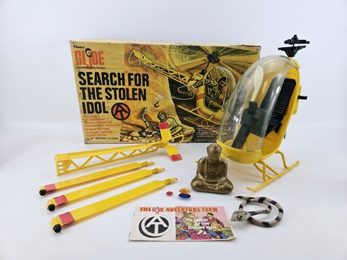 1971 Gi Joe Adventure Team Helicopter Search for the Stolen Idol CANADIAN BOX - Bild 1 von 24