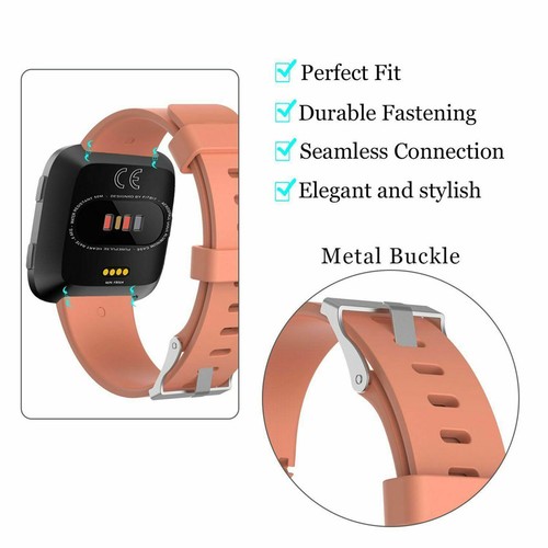 Band Silicone Strap Watch Replacement For Fitbit Versa 2 \ Versa \ Versa Lite - Picture 5 of 26