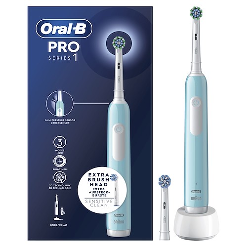 ORAL-B SPAZ EL. PRO1 CROSS ACTION TURCHESE PRO1CRSTQ1  - Foto 1 di 6