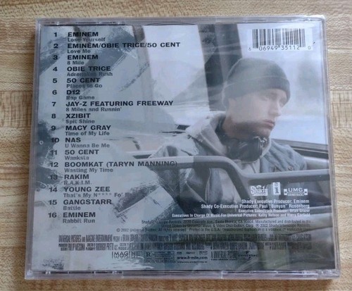 8 MILE Soundtrack - Shady / Interscope Records 2002 - CD - Imagen 2 de 2