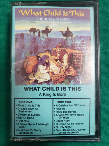 What Child Is This A King Os Born 1986 Silver Bells Rare Christmas Cassette Tape - Picture 1 of 4