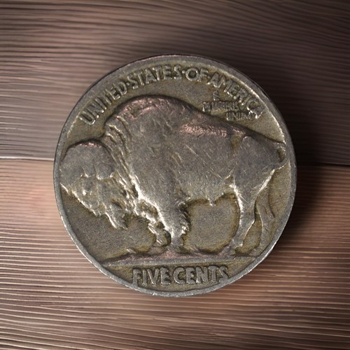 1935, Indian Head, Buffalo Nickel, DDR, Double Die Reverse, VG10 - Picture 3 of 3