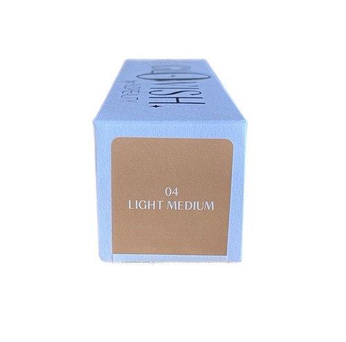 HUDA GloWish Multidew Skin Tint Foundation Light Medium(04) Full Size 1.35oz NIB - Picture 2 of 4