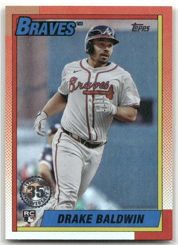 2025 Topps Update Baseball Drake Baldwin #U90-32 1990 Baseball Foil - Picture 1 of 2