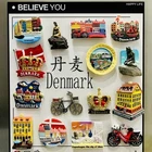 Denmark Travel Souvenir Magnet – Copenhagen Helsingør Aarhus Odense Fridge Decor