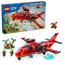 LEGO City Fire Rescue Plane Toy Birthday Present Blocks Educational Boys Girls C