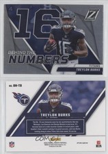2022 Panini Zenith Behind The Numbers Treylon Burks #BN-TB Rookie RC