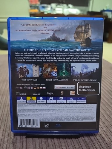 PLAYSTATION 4 / PS4 GAME DIVINITY ORIGINAL SIN II 2 - Definitive Edition PAL - Picture 2 of 4