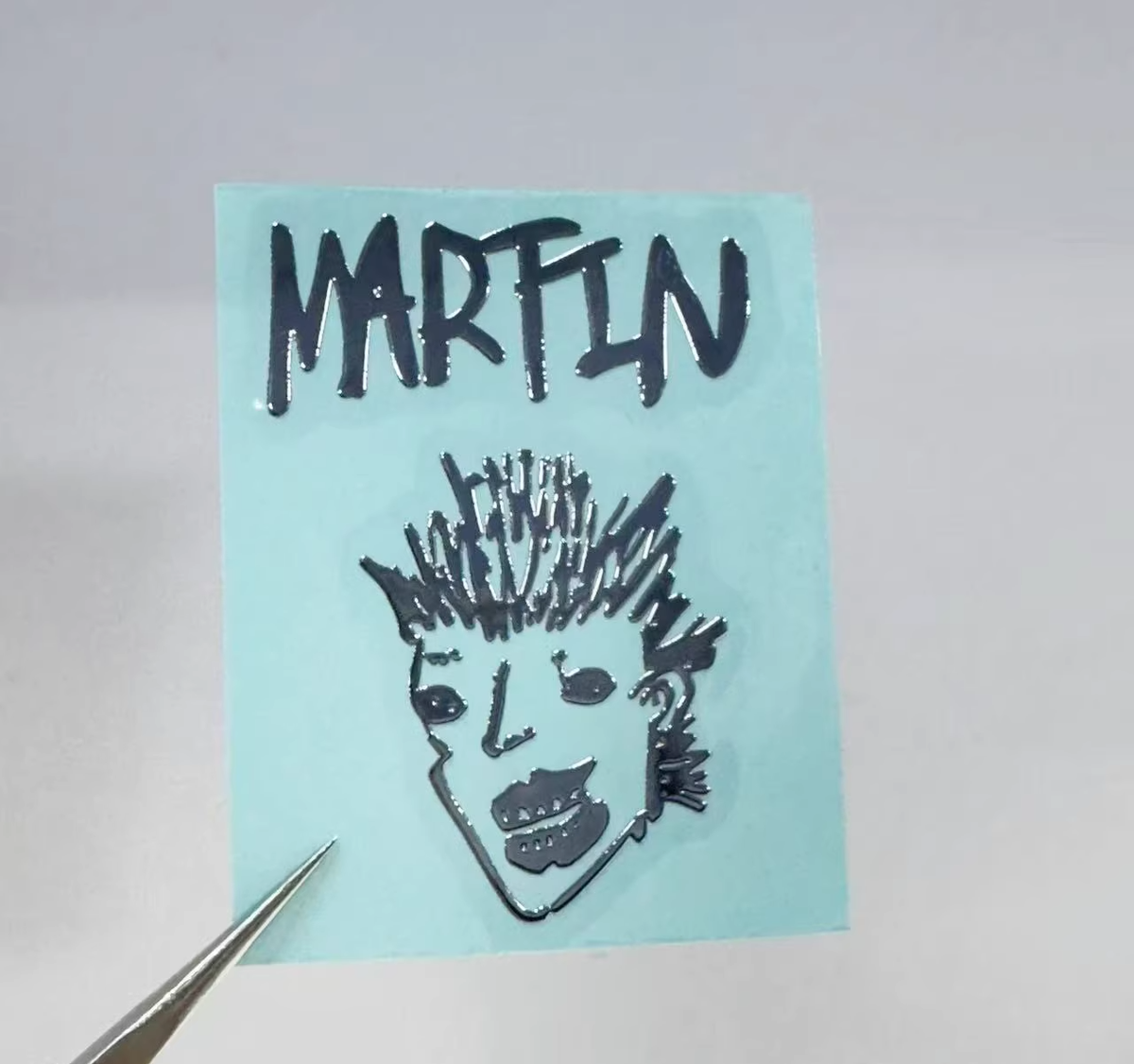 CORTIS PORTRAIT METAL STICKER MARTIN JAMES JUHOON SEONGHYEON