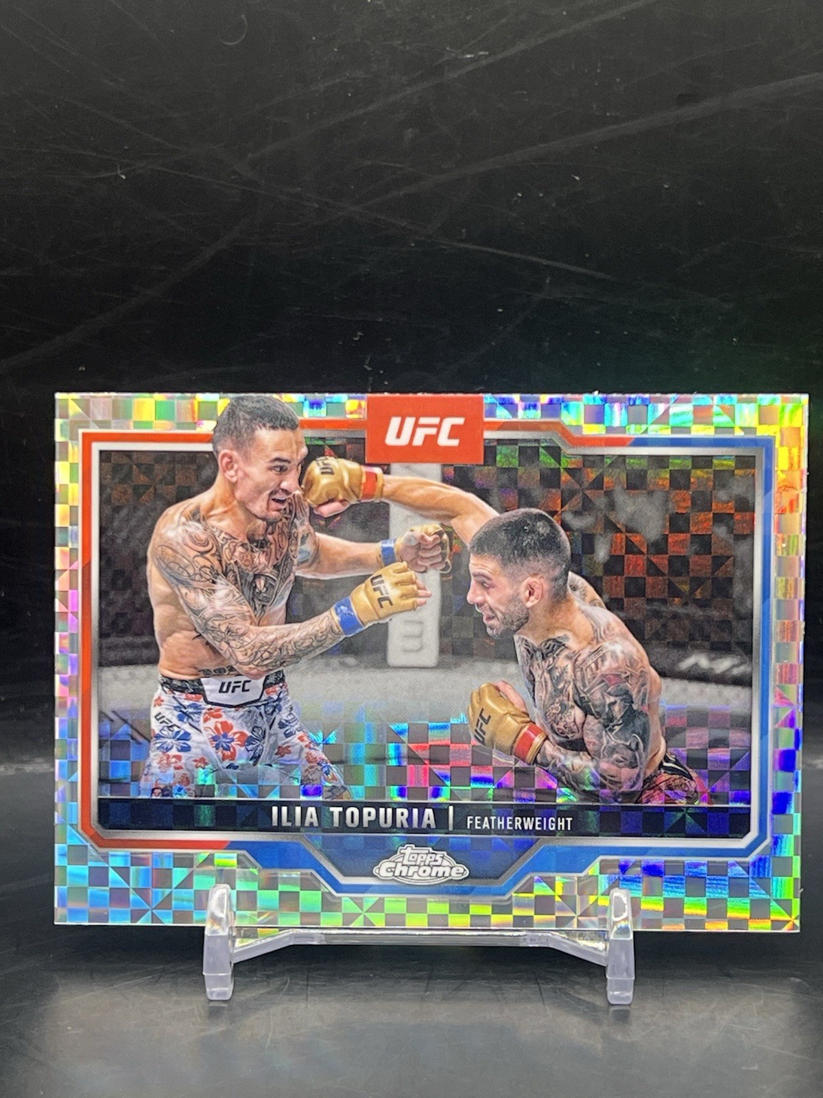 2025 Topps Chrome UFC Ilia Topuria X-Fractor #43