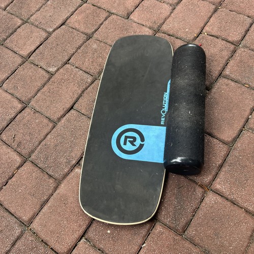 REVOLUTION BALANCE BOARD SPORTS TRAINER Set BLACK & BLUE USA MADE