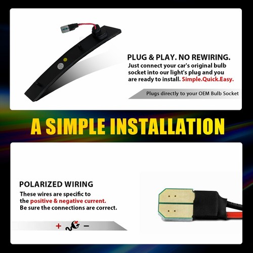 6PCS Full LED Side Marker Indicator Light For 2002-2008 Mini Cooper R50 R52 R53 - Picture 10 of 19