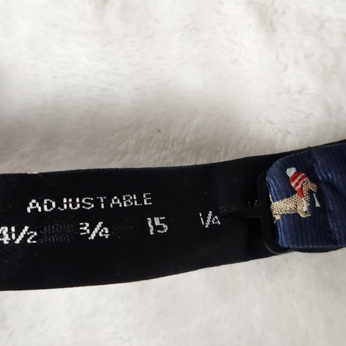 Scottish Terrier Scottie Dog Adjustable Bow Tie Blue Stafford Up To 20" Neck - Picture 6 of 9