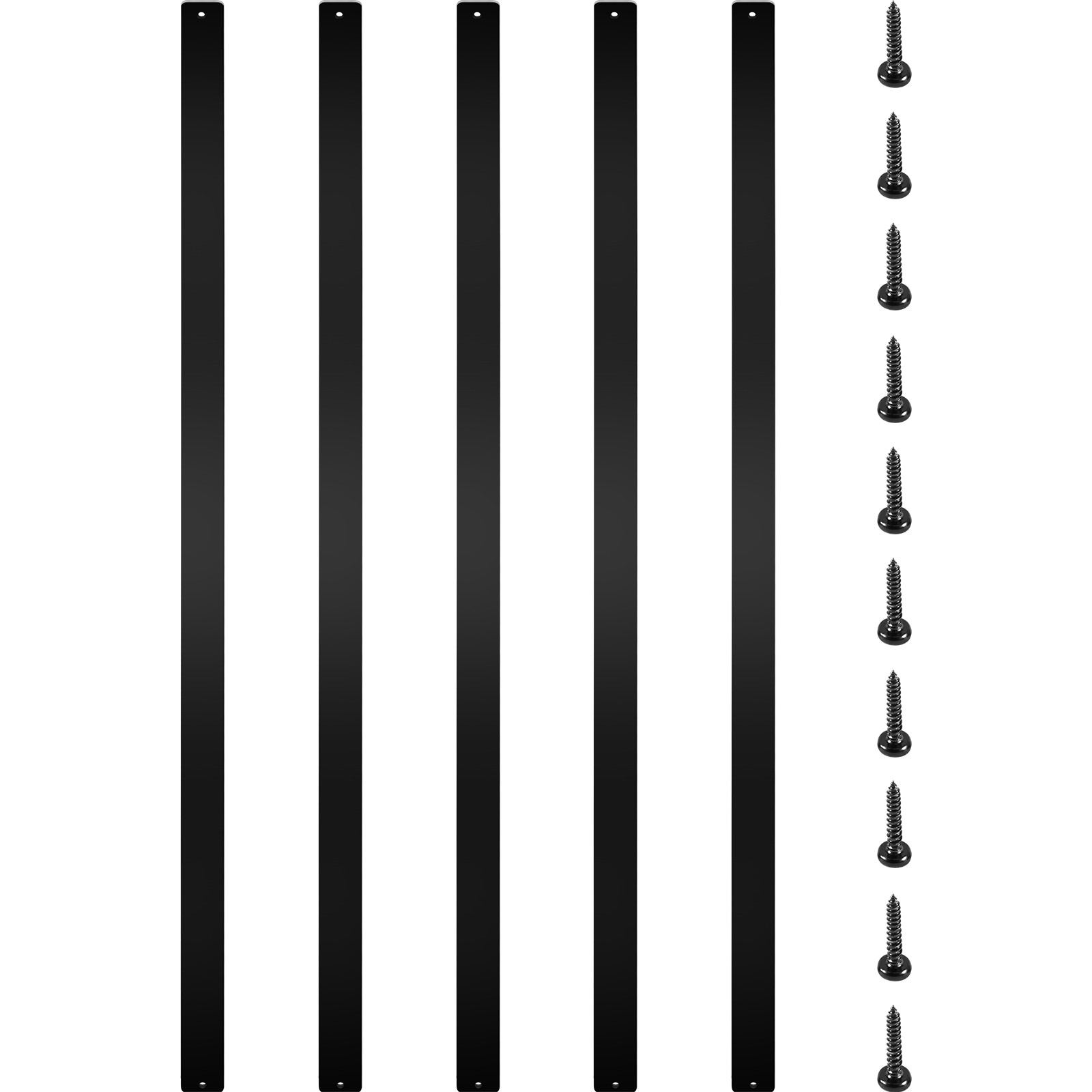 VEVOR Deck Balusters Metal Deck Spindles 76 Pack 29.5" Aluminum Alloy Railing