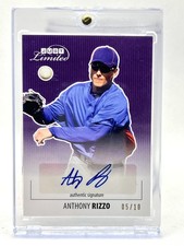 2011 Just Limited 5/10 Anthony Rizzo Purple Rookie Autograph