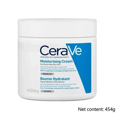 The CeraVe Moisturising Cream for Dry to Very Dry Skin, 454g