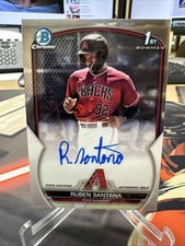 2023 Bowman Chrome - Prospect Autographs Ruben Santana #CPA-RSA (AU, RC)