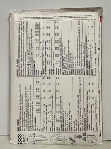 U Pick Costume Sewing Patterns Cosplay Halloween Costumes Uncut - Picture 51 of 71