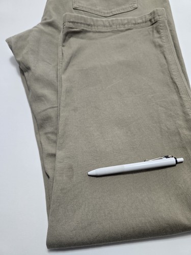 Duluth Trading Pants Mens 40X34 Khaki Canvas Flex Fire Hose Relaxed Fit - Picture 15 of 24