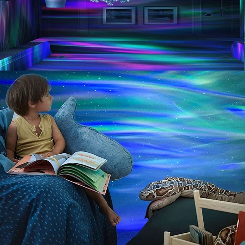 Northern Lights Galaxy Projection Lamp Aurora Star Projector Night Lights Gift - Picture 6 of 11