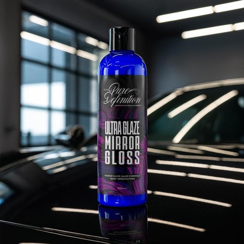 Car Glaze Ultra Mirror Gloss Paintwork Polish Swirl marks 500ml Pure Definition - Picture 2 of 8