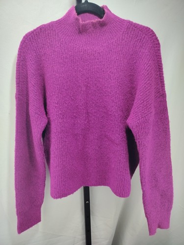 Suéter Pullover Sanctuary Magenta Manga Larga Simulado Cuello Tortuga Para Mujer, Talla XS - Imagen 2 de 23