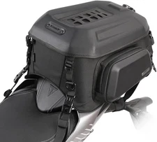Rhinowalk 35L Motorcycle Tail Bag Waterproof Expandable Travel Luggage Sissy Bar