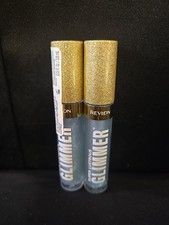 2pc Lot Revlon Super Lustrous Glimmer Lip Gloss 010 Indigo Ice