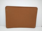 Apple Brown Leather Sleeve Laptop iPad Tablet 12.5x9  15 Diagonal 13.5+/- Device