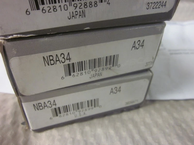 Lot of 4 BCA Bearing NBA34 & NBA6 Wheel Bearings & Race Set for Chevrolet Camaro - Image 3 of 4