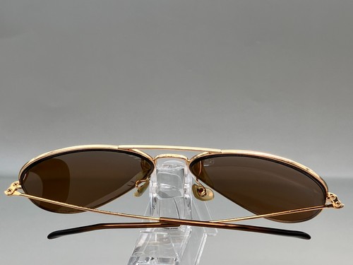 Ray Ban Sunglasses FRAMES RB3025 Aviator Large Metal 001/51 Italy 58-14 Gold - Picture 4 of 15